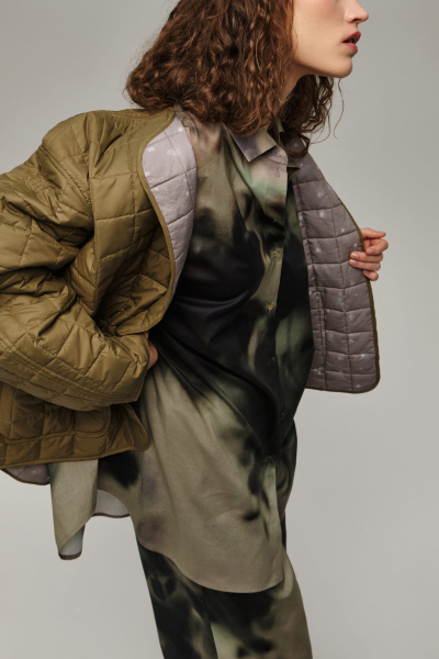 Двухсторонняя куртка UNKE, цвет: хаки, 2502JK001C_KH купить онлайн