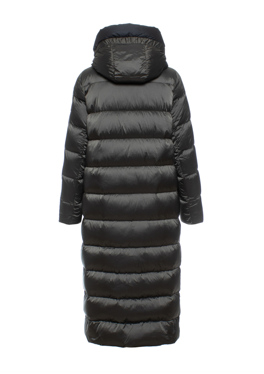 Удлиненный пуховик LAPLANDIA, цвет: хаки, 1732 купить онлайн