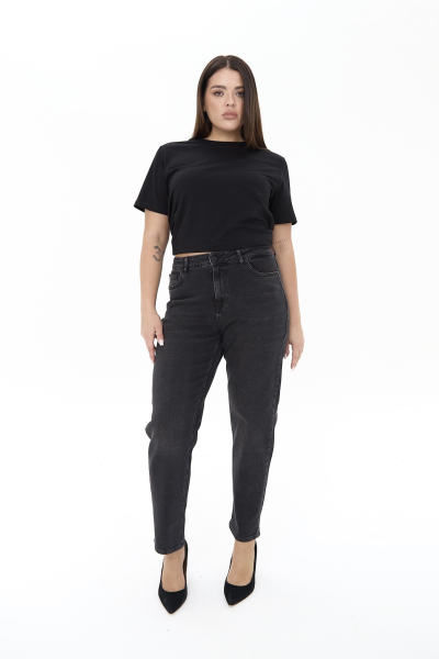 Джинсы Mom fit 4forms, цвет: Черный, 64804 купить онлайн