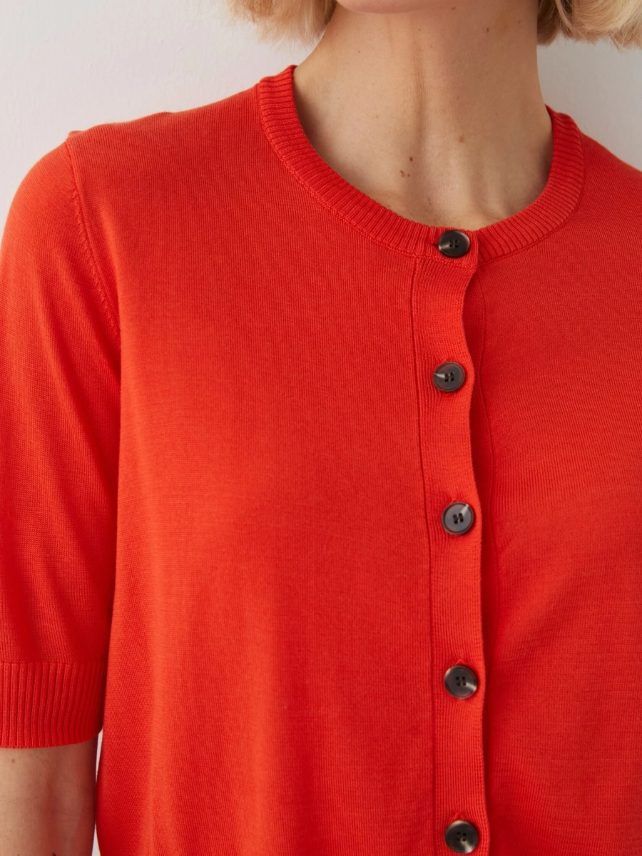 Кардиган с коротким рукавом Marou, цвет: красный, Mar_26021406 купить онлайн