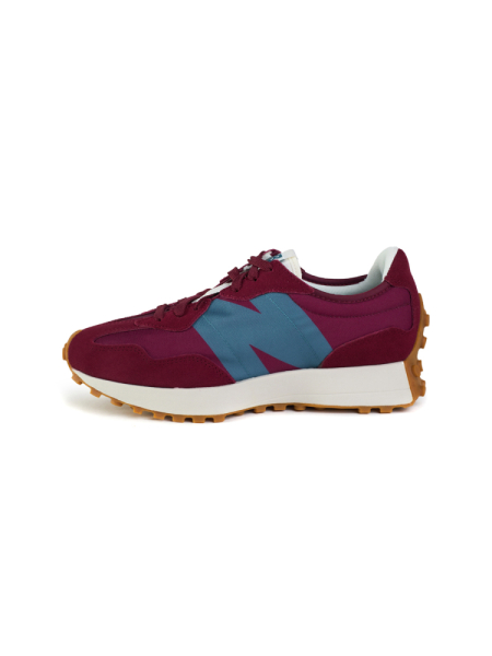 Кроссовки мужские New Balance 327 "Garnet Natural Indigo Gum" NKDADDYS SNEAKERS, цвет: Бордовый MS327HE1 купить онлайн