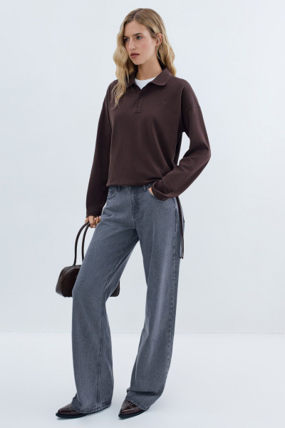 Джинсы из смесового хлопка TOPTOP, цвет: серый, TT.036.12903.801 купить онлайн