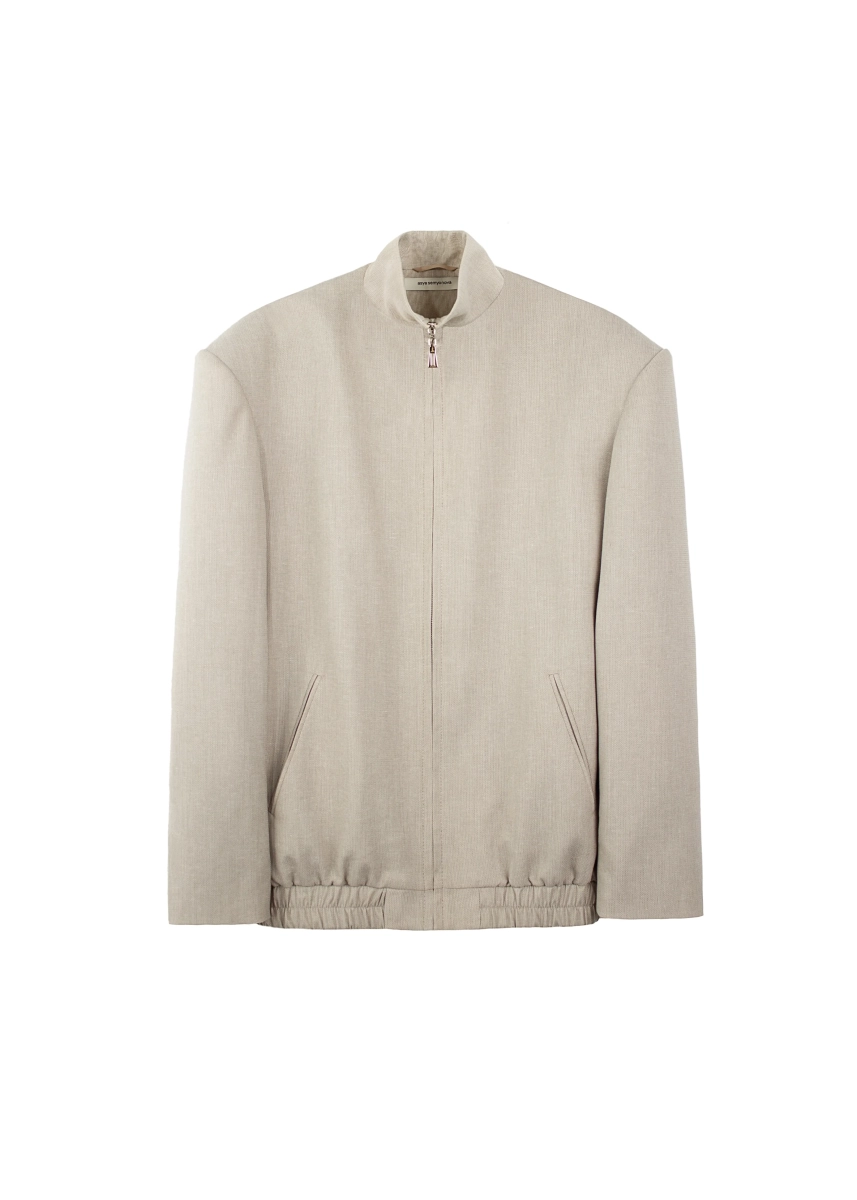 Бомбер из костюмной ткани ASYA SEMYONOVA, цвет: BEIGE,  купить онлайн
