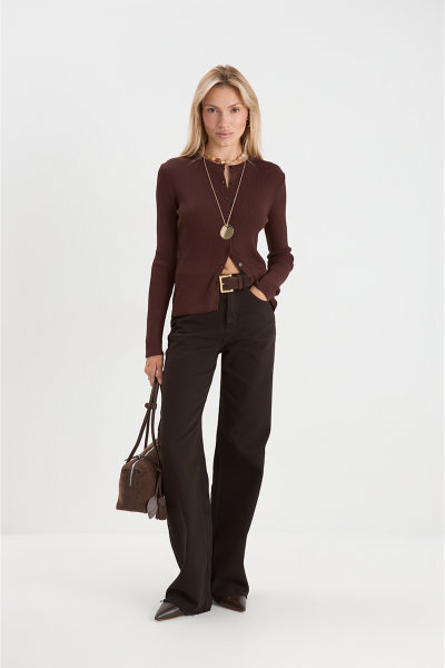 Кардиган MIA AIM, цвет: шоколадный, MIA665 купить онлайн