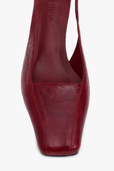 Туфли из натуральной кожи Lera Nena, цвет: красный LN.104.19228.320 купить онлайн