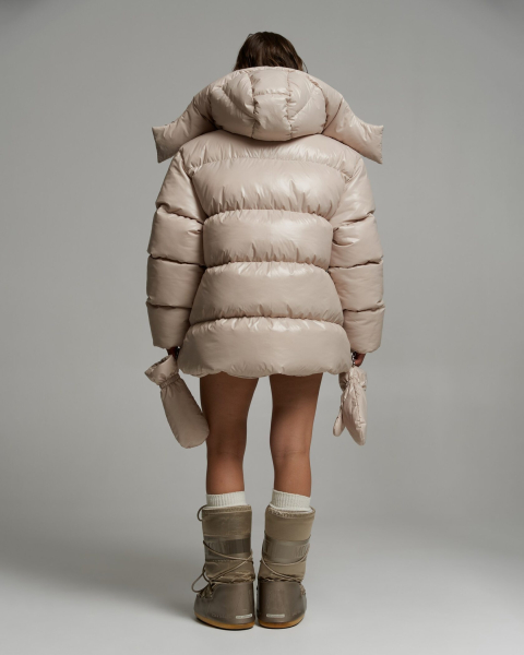 Пуховик PUFF BAIKAL SOFT LATTE YONS, цвет: бежевый, YO-711 купить онлайн