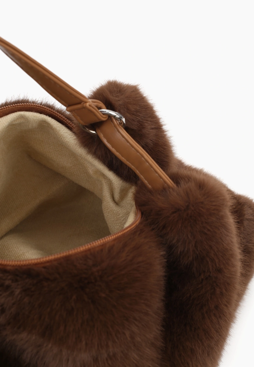 Сумка Fur меховая SBALO, цвет: Cappuccino  купить онлайн