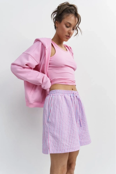 Шорты в полоску Erist store, цвет: розовый, НФ-00003736 купить онлайн