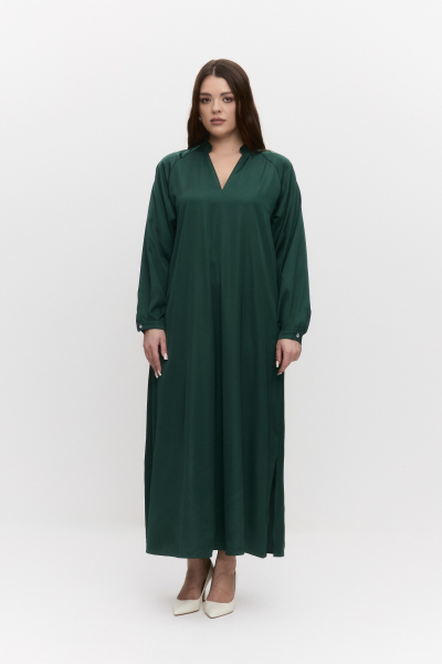 Платье-туника из атласа 4forms, цвет: зеленый, 65526 купить онлайн