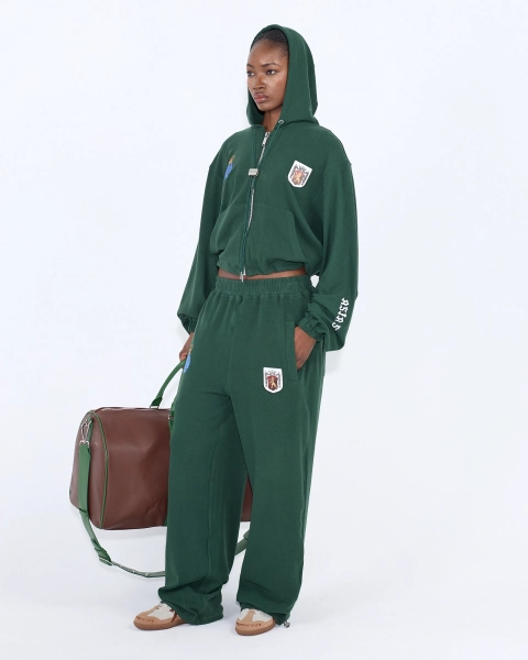Костюм из мягкого хлопка с гербом ASIA ST 71, цвет: зеленый,  купить онлайн