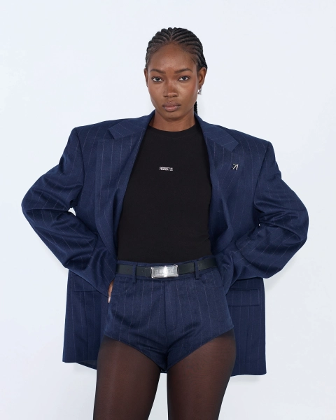 Шорты CL71 CROPPED STRIPES NAVY ASIA ST 71, цвет: синий, Ast71.CL-shorts-crop-navy купить онлайн