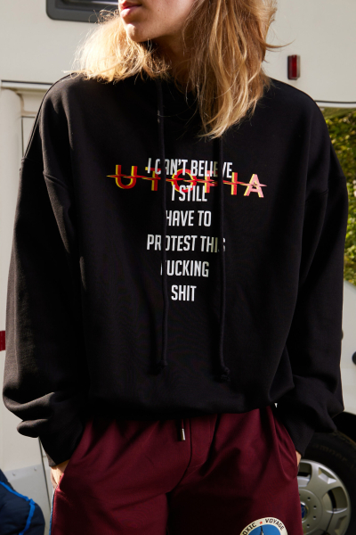 Худи UTOPIA SORRY, I’M NOT, цвет: Черный,  купить онлайн