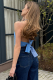 Топ на завязках изо льна LIGHT BLUE Label .B, цвет: LIGHT BLUE Tp.07.2LBL |новая коллекция купить онлайн