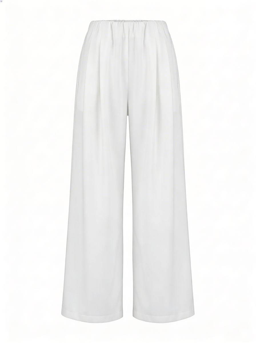 Брюки свободные с резинкой из лиоцелла