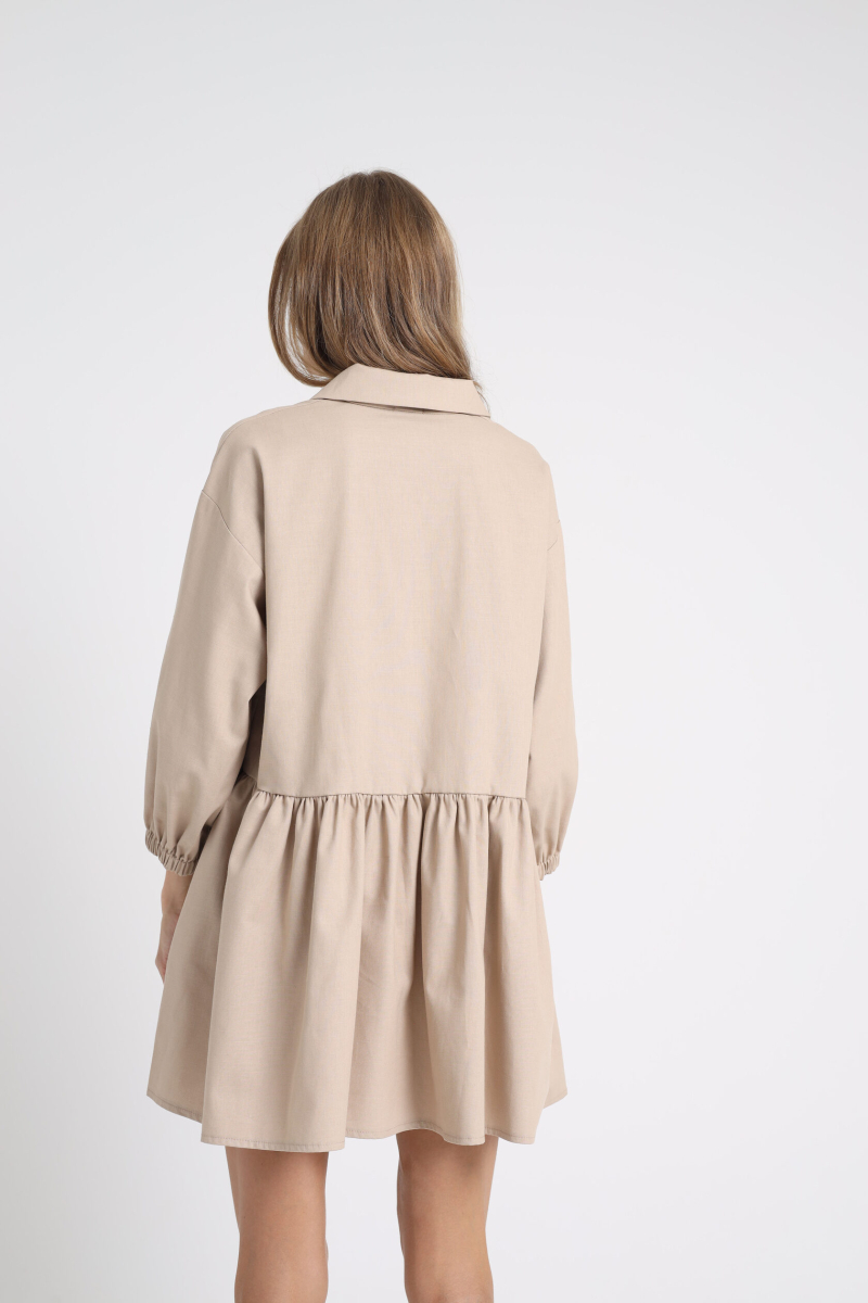 Платье plume beige