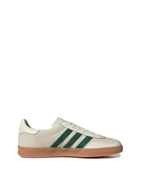 Кроссовки Adidas Gazelle Indoor shvetsov store, цвет: молочный/темно-зеленый/белый ID2567 | новая мужская коллекция купить онлайн