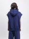 Жилет с капюшоном Gillet Abruzzo CREATORÉ, цвет: синий 00-СТ00038/22 |новая коллекция купить онлайн