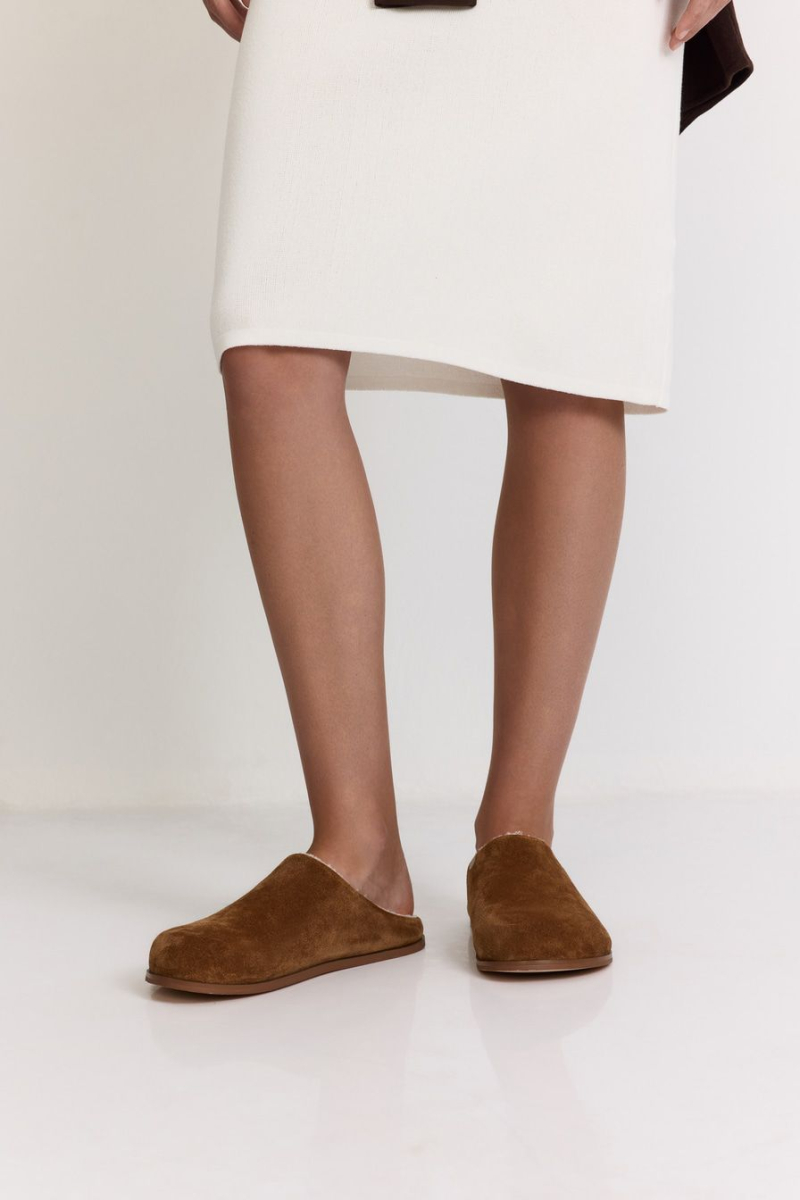 Сабо из натуральной замши Lera Nena, цвет: коричневый LN.207.17870.700 купить онлайн