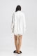 Костюм лён с шортами White Erist store, цвет: белый, НФ-00002313 купить онлайн