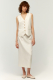 Льняная юбка миди FASHION REBELS, цвет: молочный, FR23SS1S2W350M купить онлайн