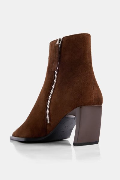 Ботильоны из натуральной замши Lera Nena, цвет: коричневый с принтом LN.301.14431.701 купить онлайн