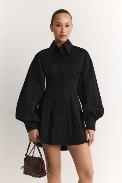 Платье из смесового хлопка