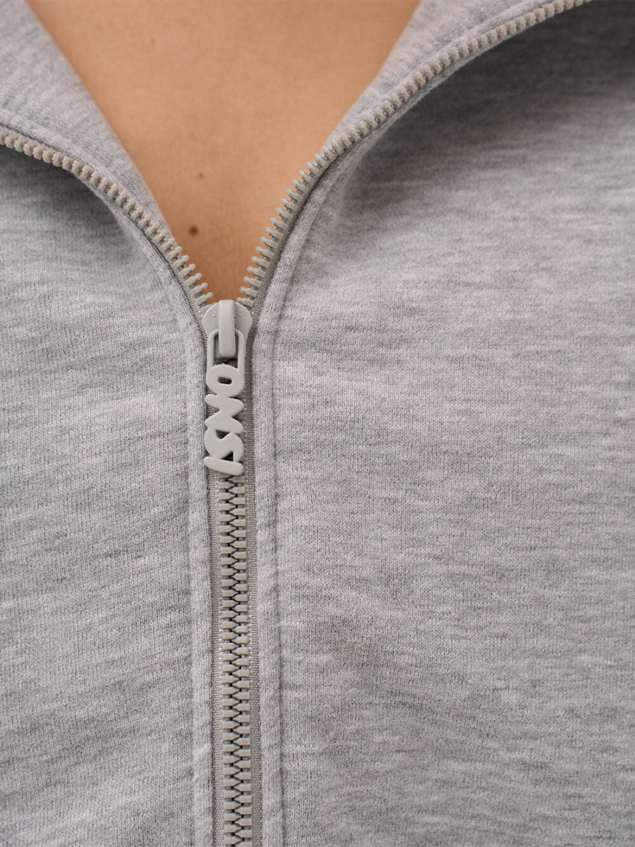 Crop Худи утепленное с кулиской ONSI, цвет: melange,  купить онлайн