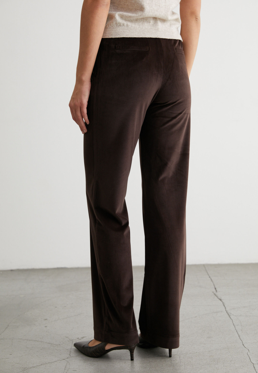 Брюки бархатные Amely Marou, цвет: коричневый, Mar1_2607 купить онлайн