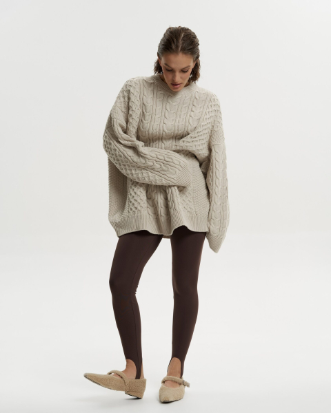 Свитер DEDULYA BEIGE YONS, цвет: бежевый,  купить онлайн