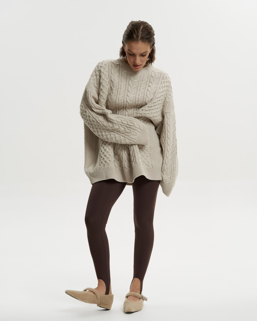 Свитер DEDULYA BEIGE YONS, цвет: бежевый,  купить онлайн