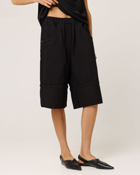 Бермуды деним Anmuse, цвет: Черный, SH24S80.1-BLC купить онлайн