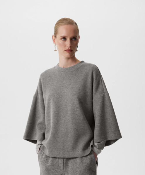 Джемпер силуэта оверсайз