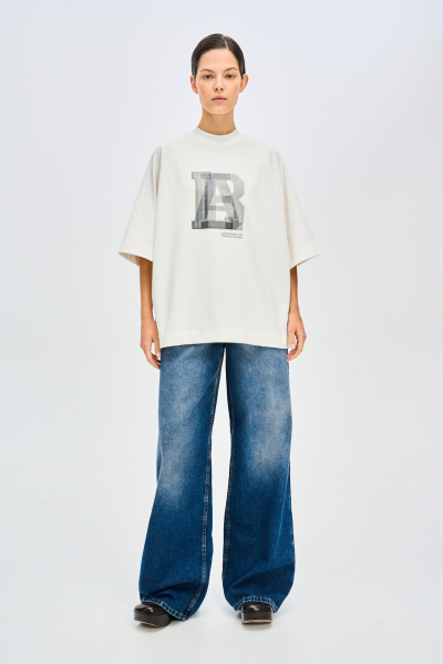 Футболка с рукавом реглан FW 24/25 Label .B, цвет: WHITE, Tp.04.3.5536WH со скидкой купить онлайн