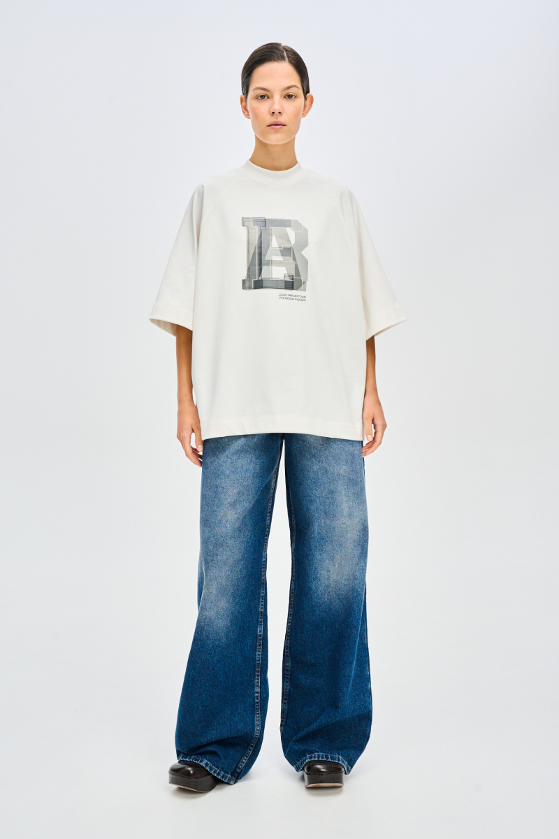 Футболка с рукавом реглан FW 24/25 Label .B, цвет: WHITE, Tp.04.3.5536WH со скидкой купить онлайн