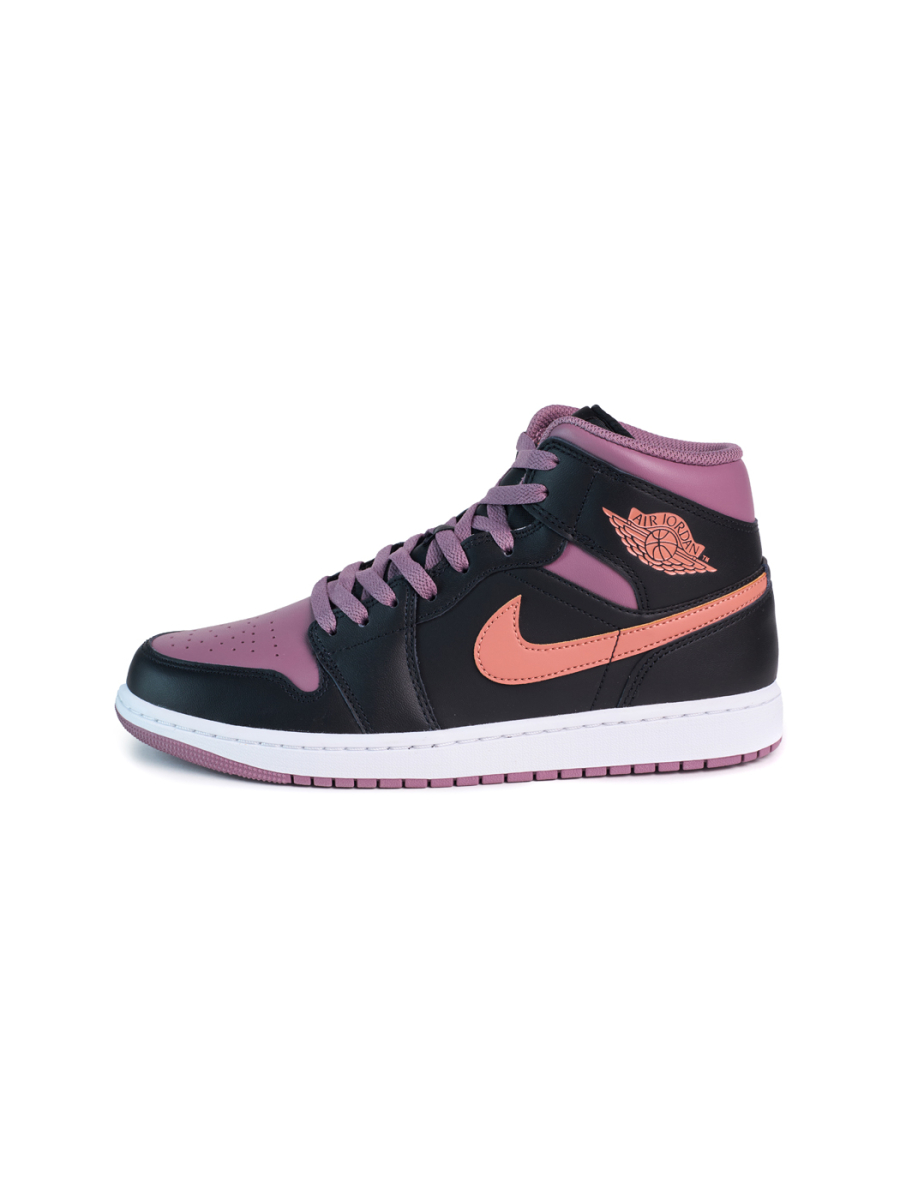 Кроссовки мужские Jordan 1 Mid SE "Black Sky J Mauve" NKDADDYS SNEAKERS, цвет: Чёрный FB9911-008 купить онлайн