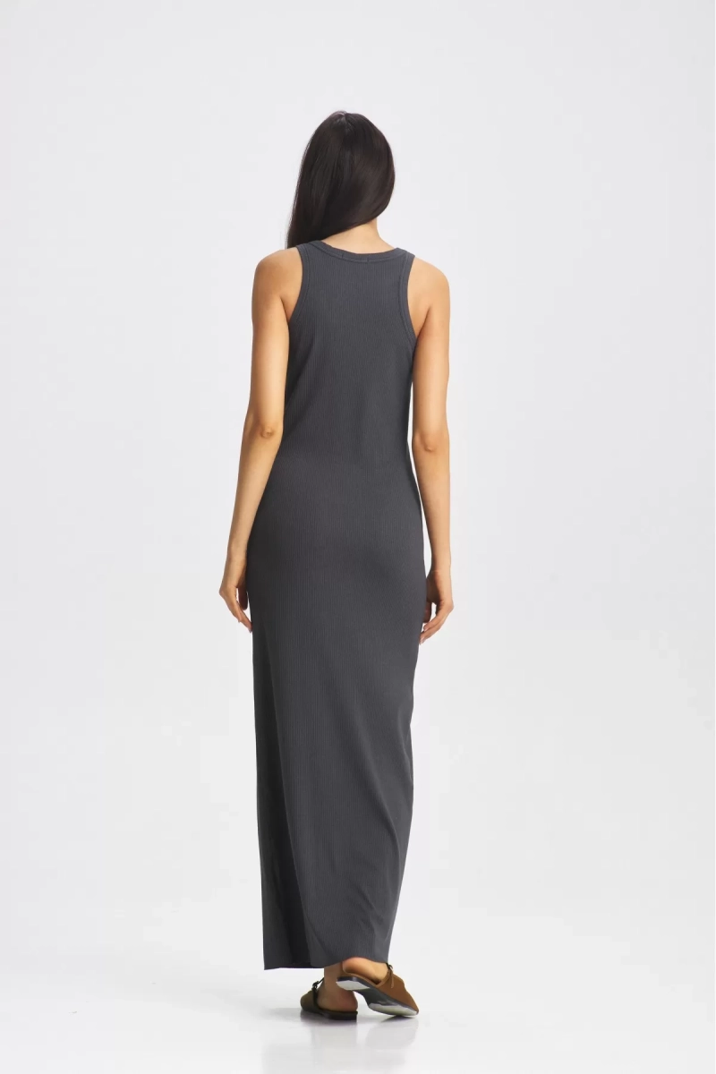 Платье-лапша Deep grey Erist store, цвет: темно-серый, НФ-00001096 купить онлайн