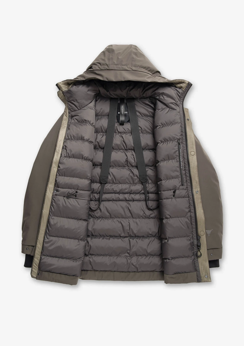 Пуховик SYCAMORE KRAKATAU, цвет: темный серо-зеленый, Qm561-861 купить онлайн