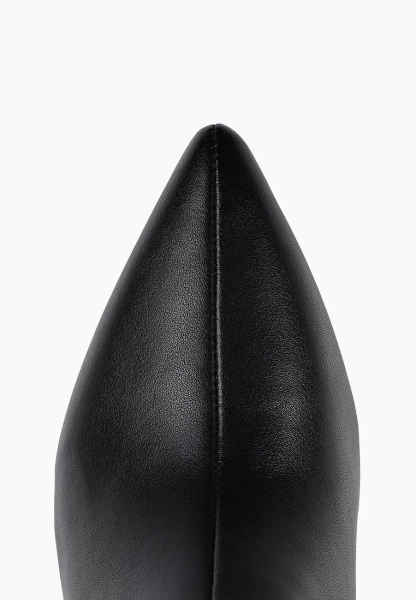 Сапоги на маленьком каблуке из натуральной кожи SBALO, цвет: Черный SHT63 купить онлайн