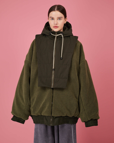 Бомбер с манишкой TABOO, цвет: зеленый, BrManKh купить онлайн