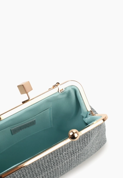 Сумка-клатч плетеная SBALO, цвет: голубой YL16538 купить онлайн