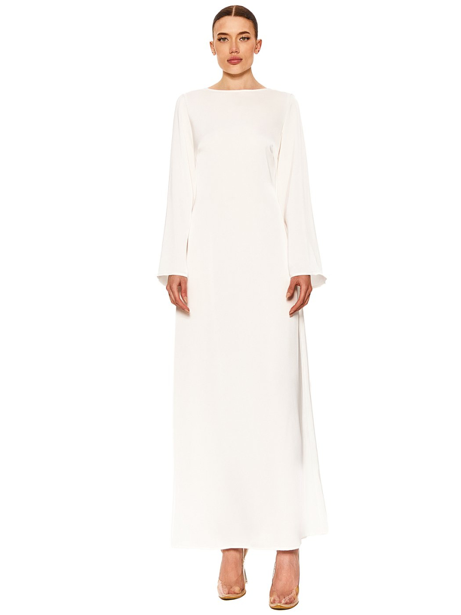 Платье приталенное макси