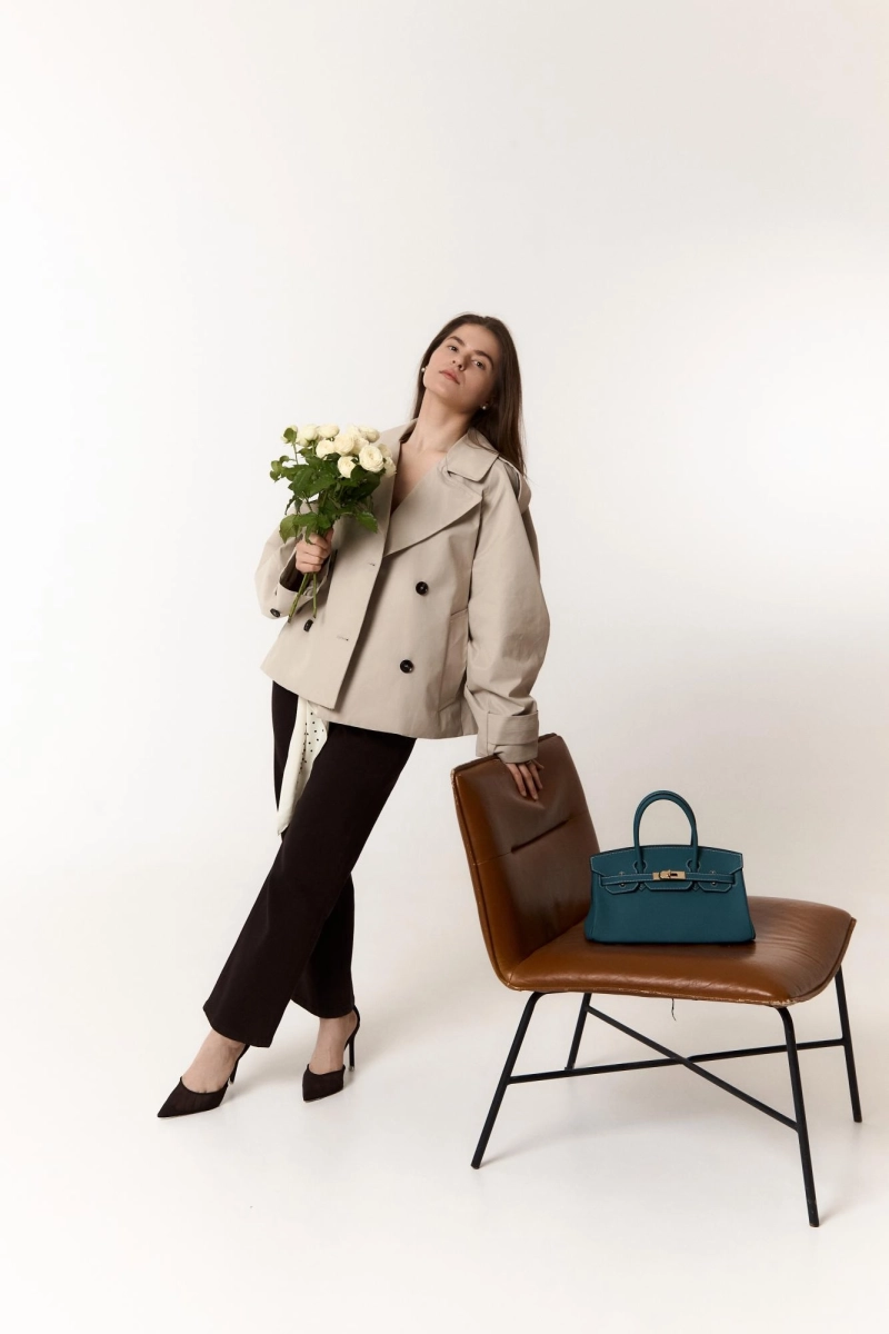 Сумка из зернистой кожи brand salad, цвет: мультиколор  купить онлайн