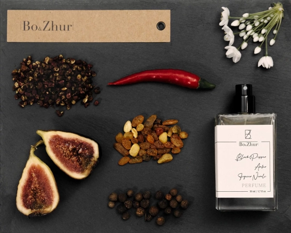 Парфюм Blackpepper / Amber / Fiquer / Neroli Bo&Zhur, цвет: cedar/ cashmeran/ peony/ saffron  купить онлайн