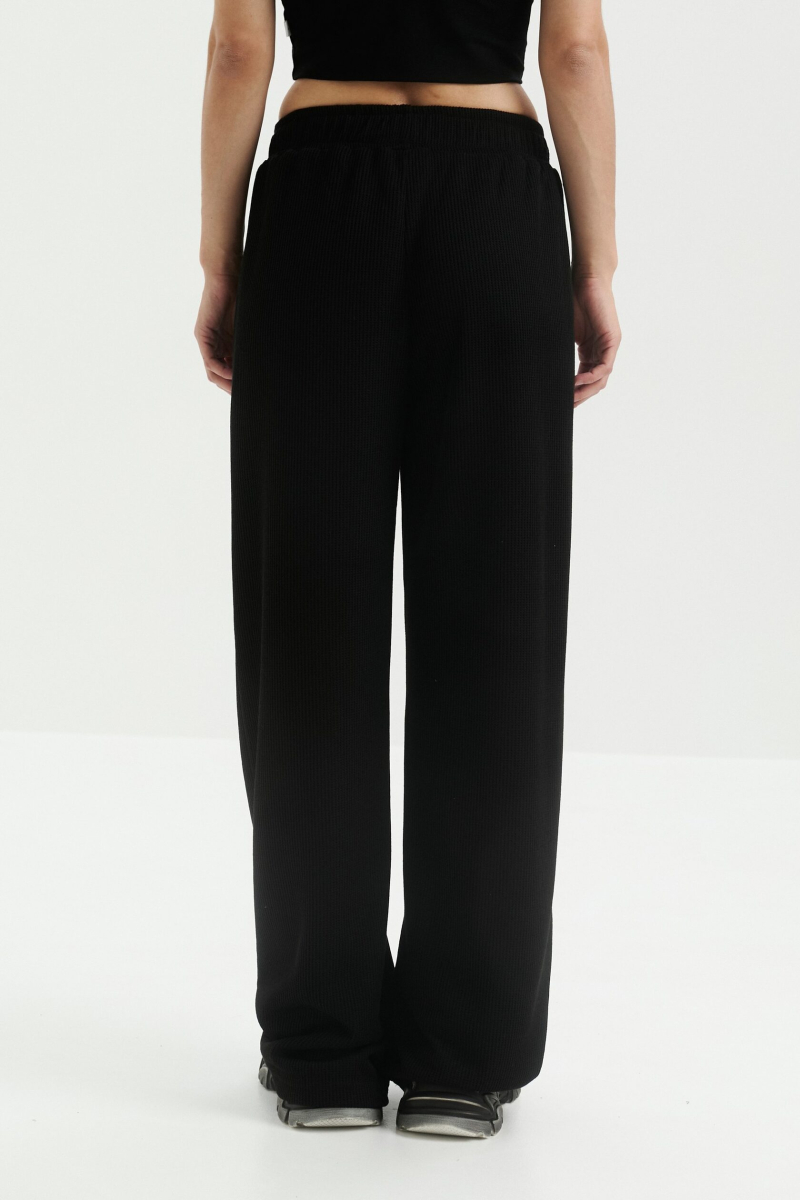 Брюки из трикотажа marte, цвет: Черный,  купить онлайн