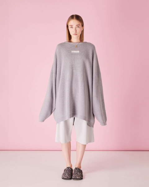 Свитер из мериноса TABOO, цвет: серый, svgrover купить онлайн