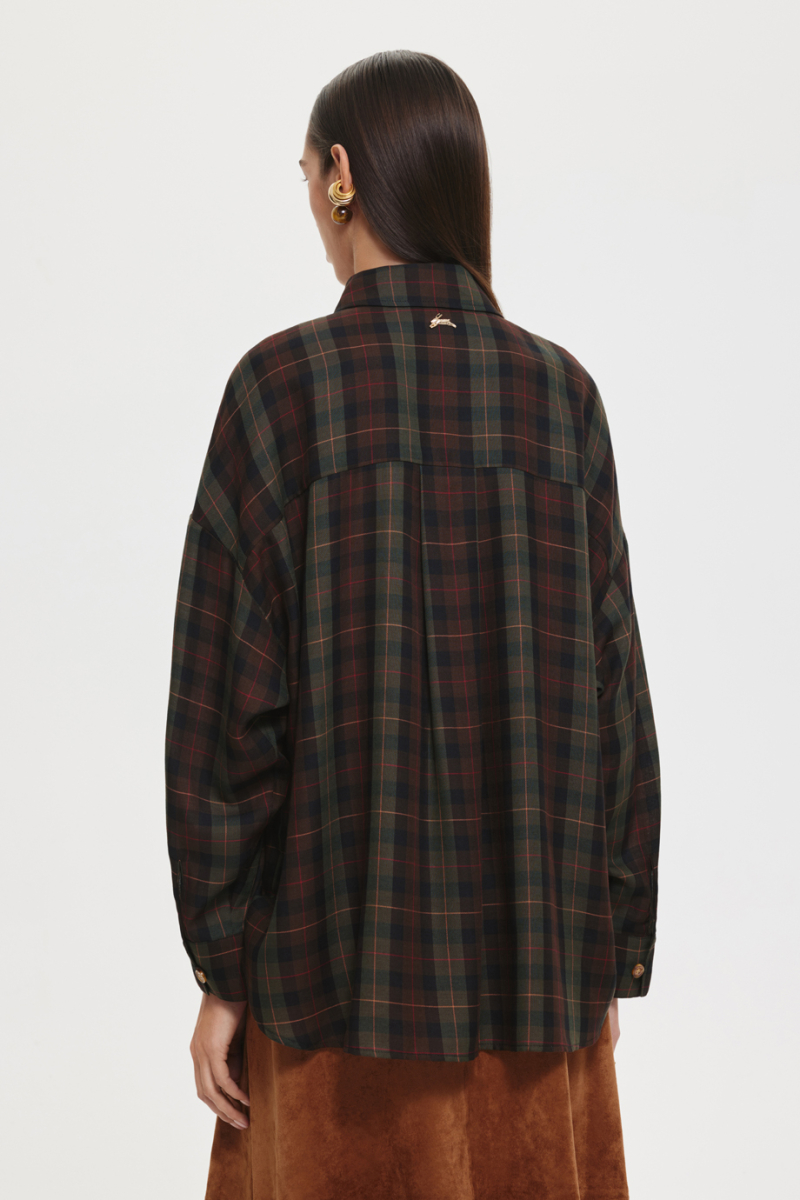 Рубашка в клетку DREAMS BY ALENA AKHMADULLINA, цвет: мультиколор, 225102050204277/501000 купить онлайн