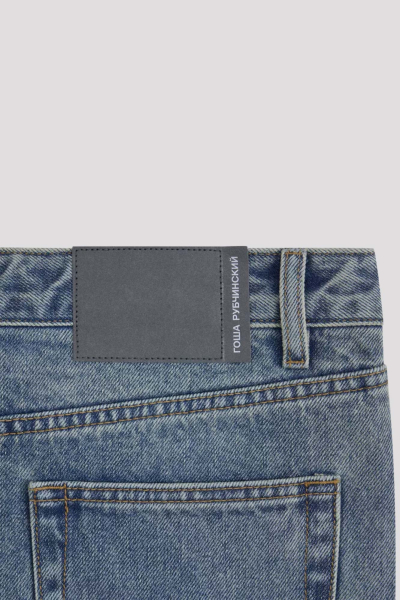 Джинсы ГОША РУБЧИНСКИЙ, цвет: голубой, JNS_0201_MEDIUM_OVERDYED купить онлайн