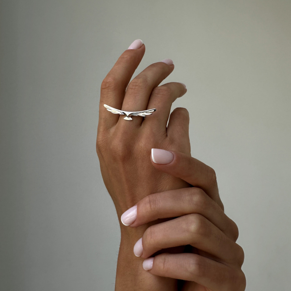 Кольцо Птица The Reason, цвет: серебро, клц птица купить онлайн