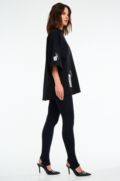Леггинсы с открытой пяткой Label .B, цвет: black, Pt.12.1.4158BLC купить онлайн
