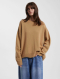 Джемпер base из 100% шерсти мериноса PAPAYA, цвет: кэмел, FW2407SW95RN купить онлайн